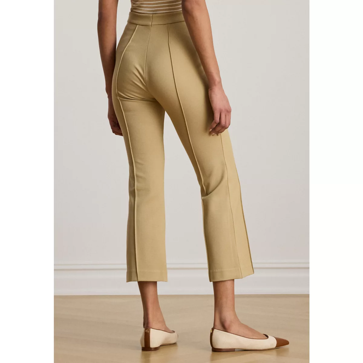 Women's Twill Flare Ankle Pants - 4