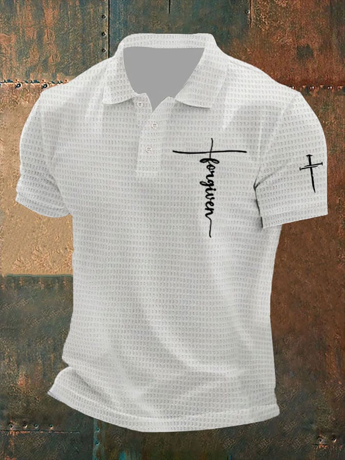 Camisa polo Faith Waffle Fabric para hombre