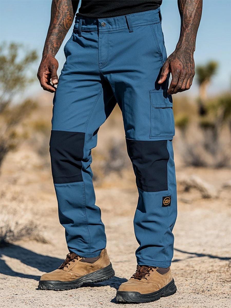 Vintage Multi-bolsillo Overalls para hombre
