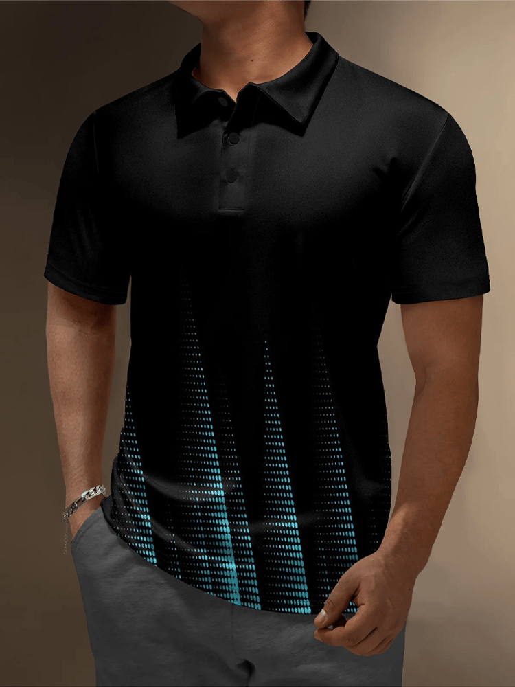 Moisture Wicking Chest bolsillo casual Polo