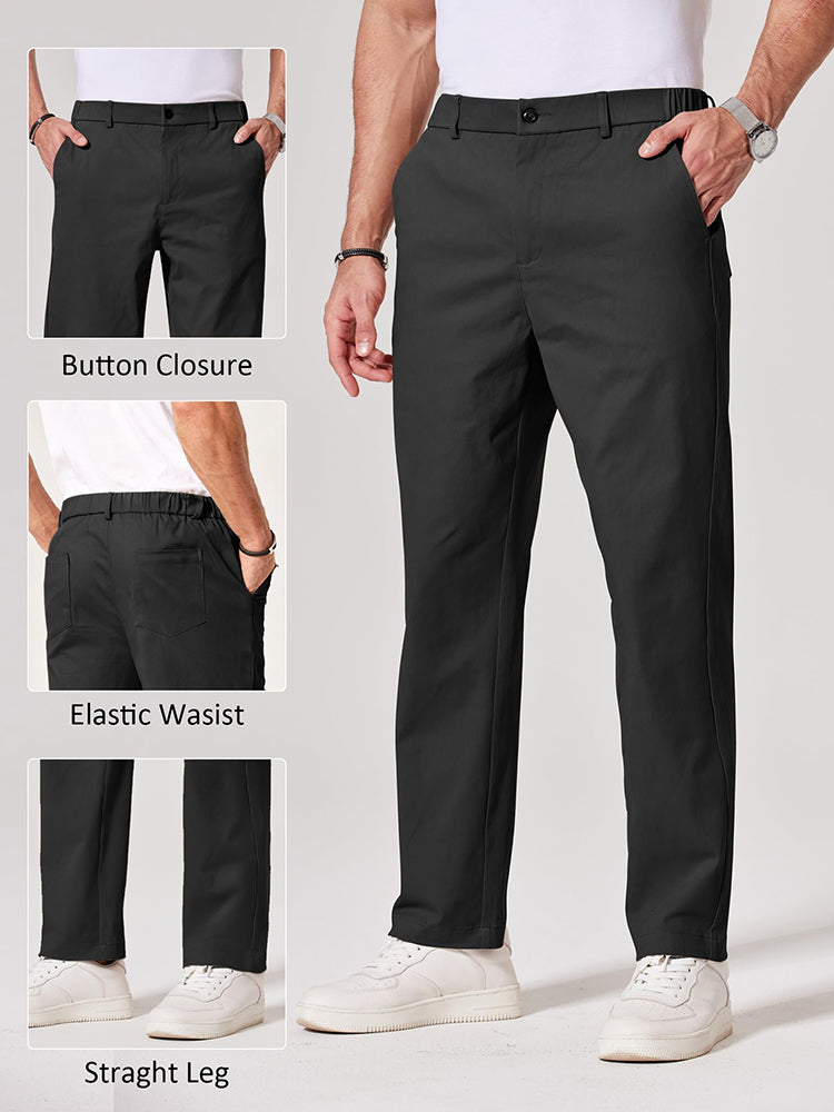 Pantalón ejecutivo casual elástico Chino