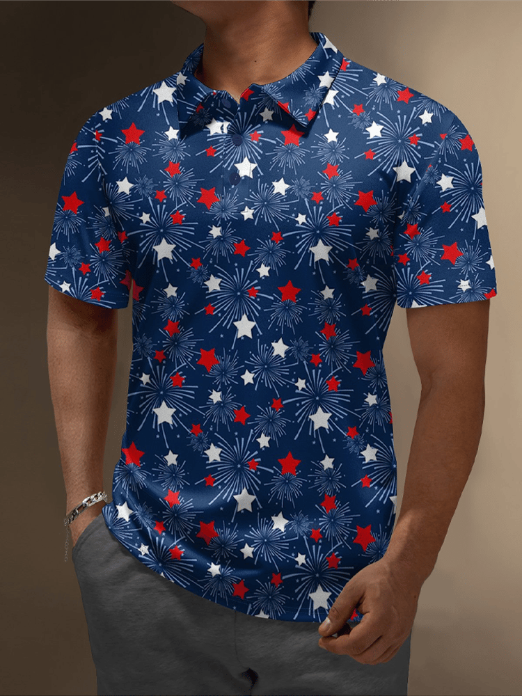 Moisture Wicking Chest bolsillo casual Polo