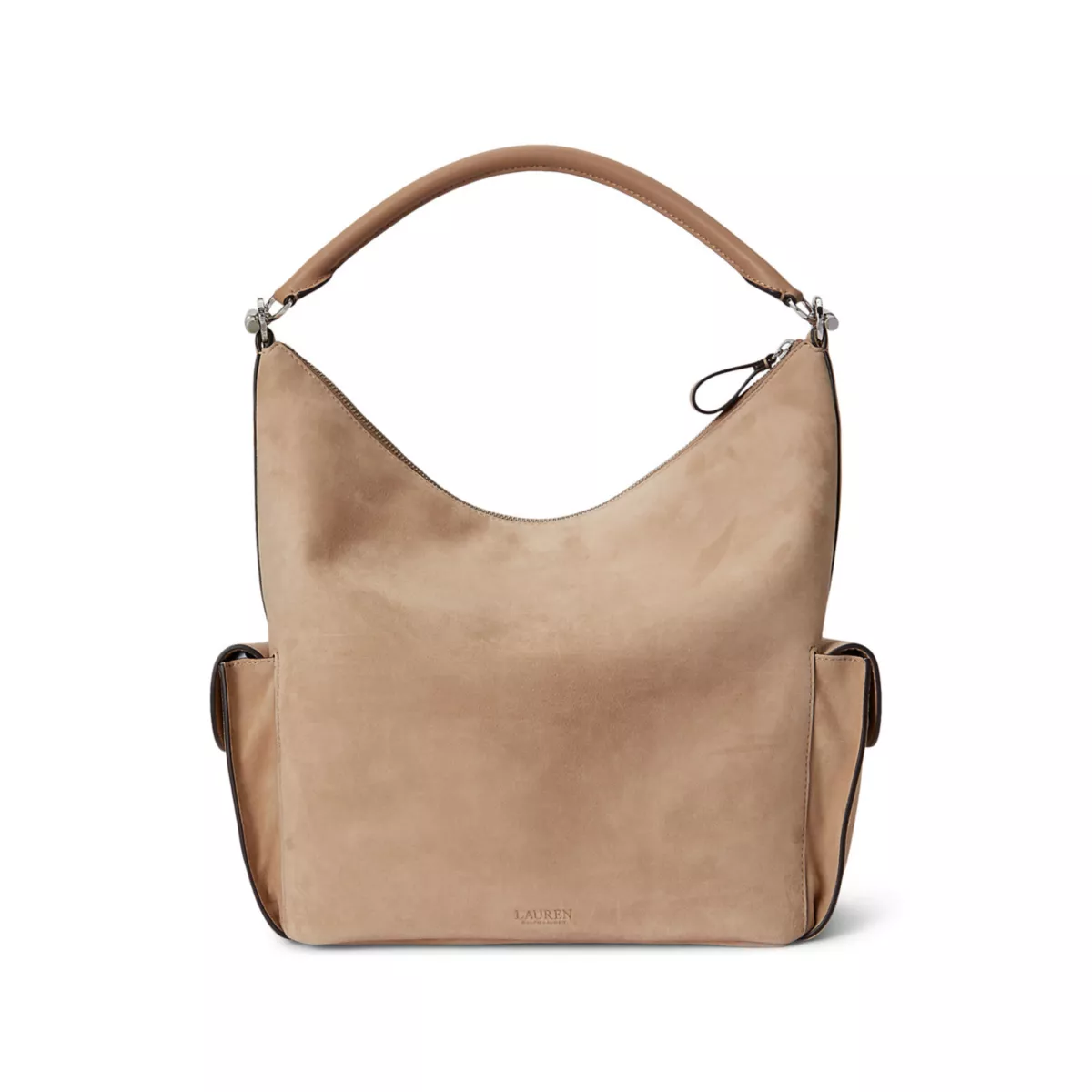 Suede Large Blaike Shoulder Bag - 3