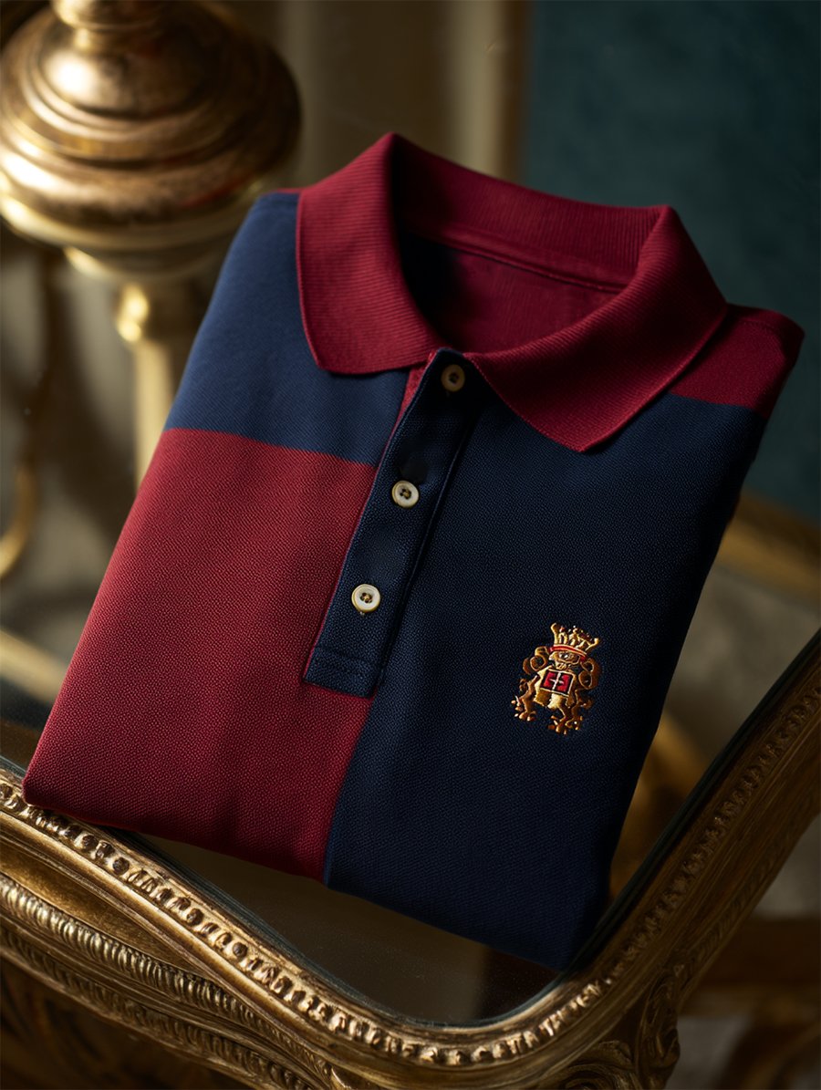 Camisa polo ejecutivo casual Button de manga corta para hombre