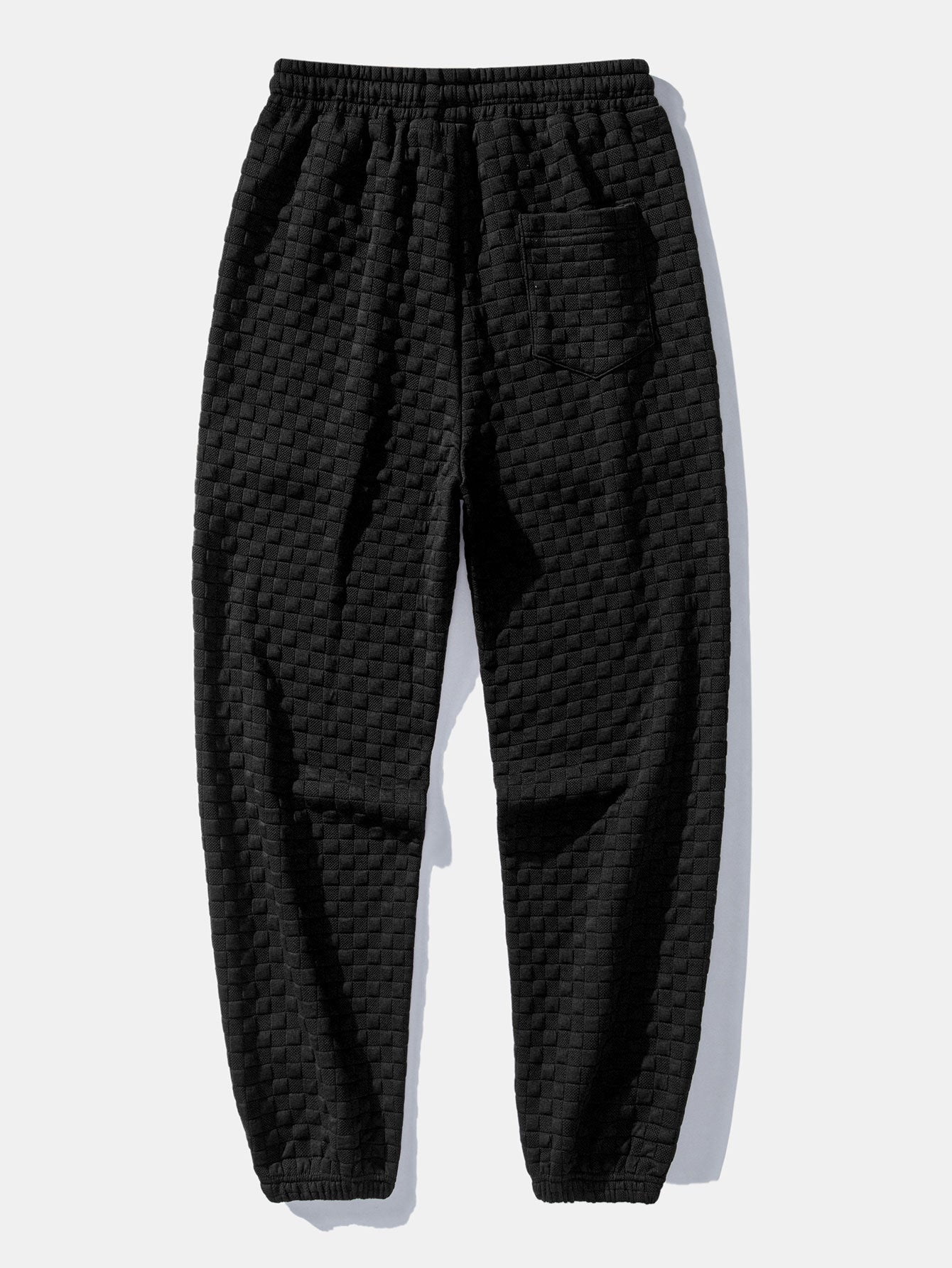 Sudadera Checkerboard Jacquard Quarter Zip & Jogger pantalón