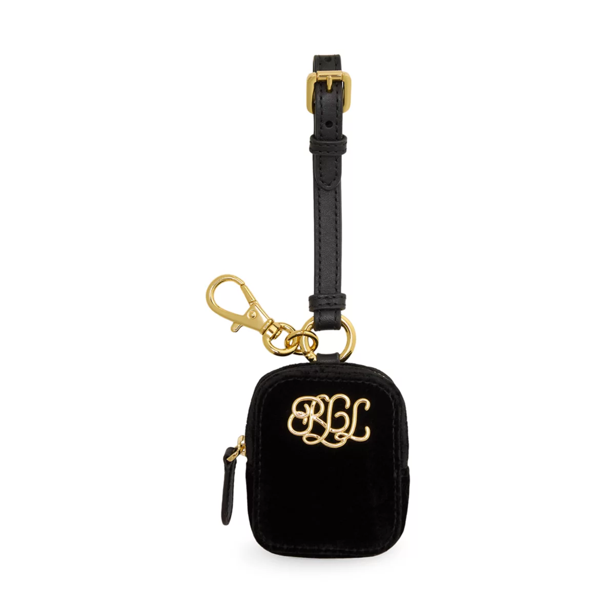 Velvet Mini Zip Pouch - 1