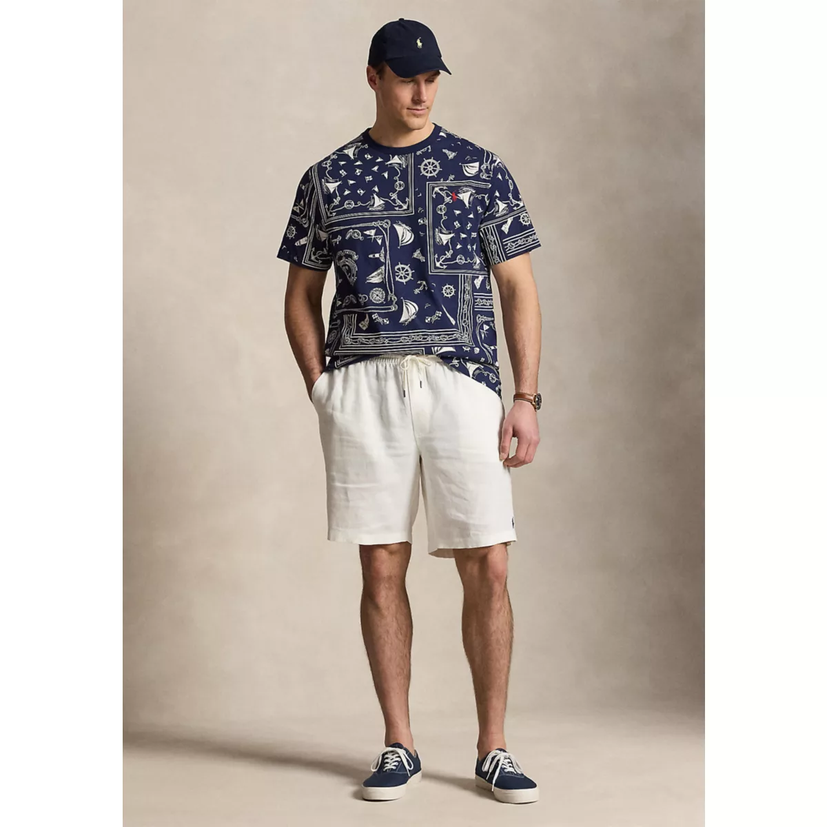 Big & Tall Bandana Jersey T-Shirt - 5