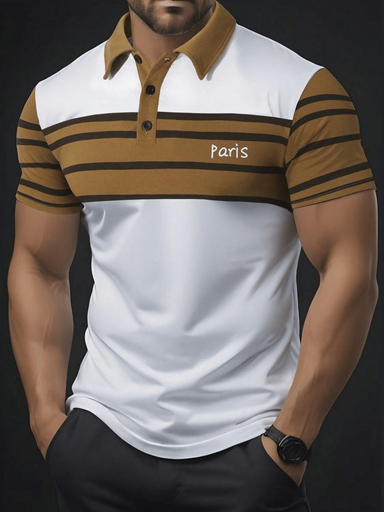 Camisa casual ejecutivo de moda polos para hombre