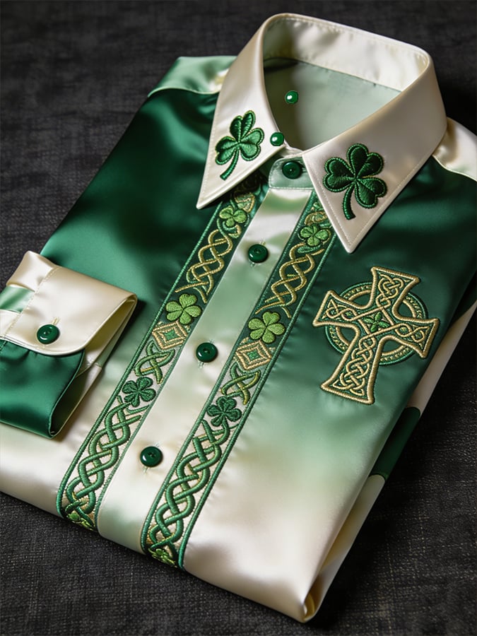 Saint Patrick's Day Shamrock Faith Princamiseta para hombre