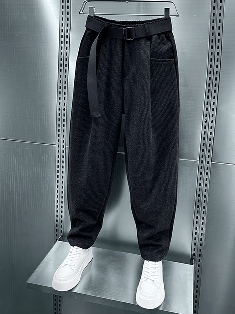 Pantalón polar casual para hombre