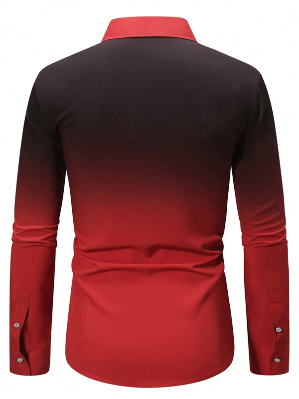 para hombre ejecutivo casual de manga larga camisa