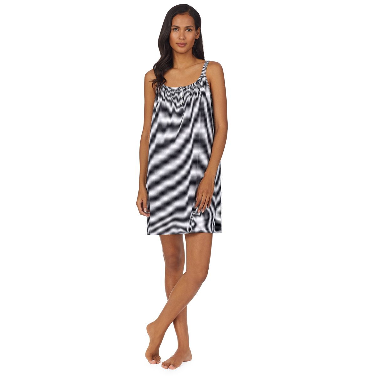 Double Strap Short Gown - 5