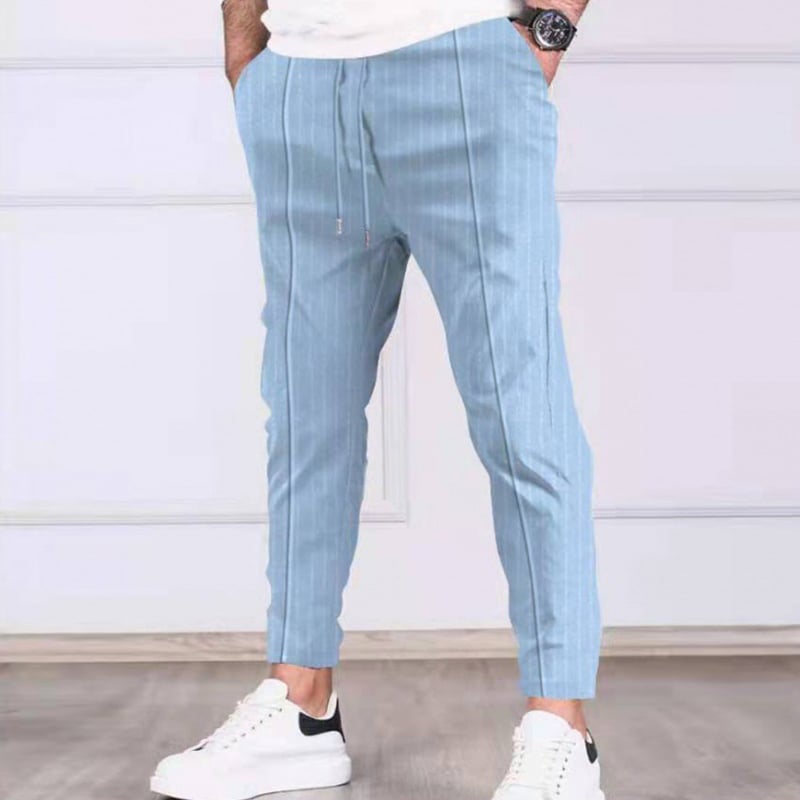 A rayas Tethered casual Jogging Trousers para hombre