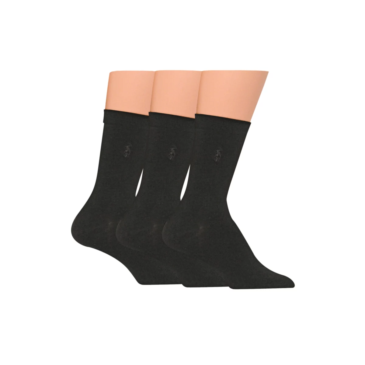 Flat Knit Trouser Socks - 3 Pack - 3