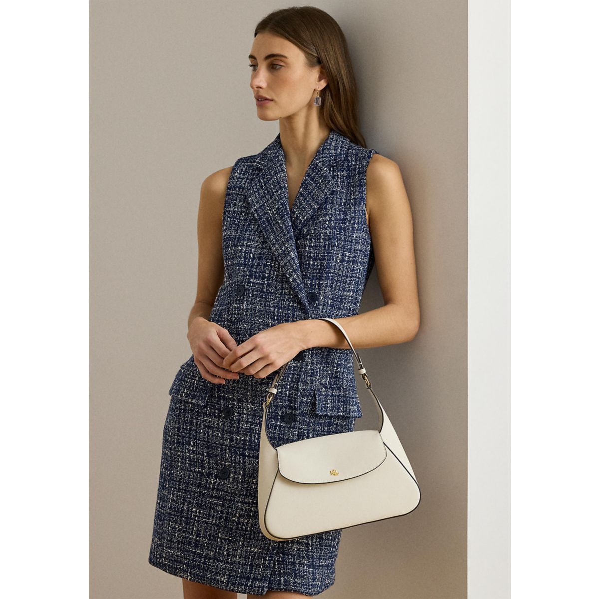 Crosshatch Medium Schylar Shoulder Bag - 8