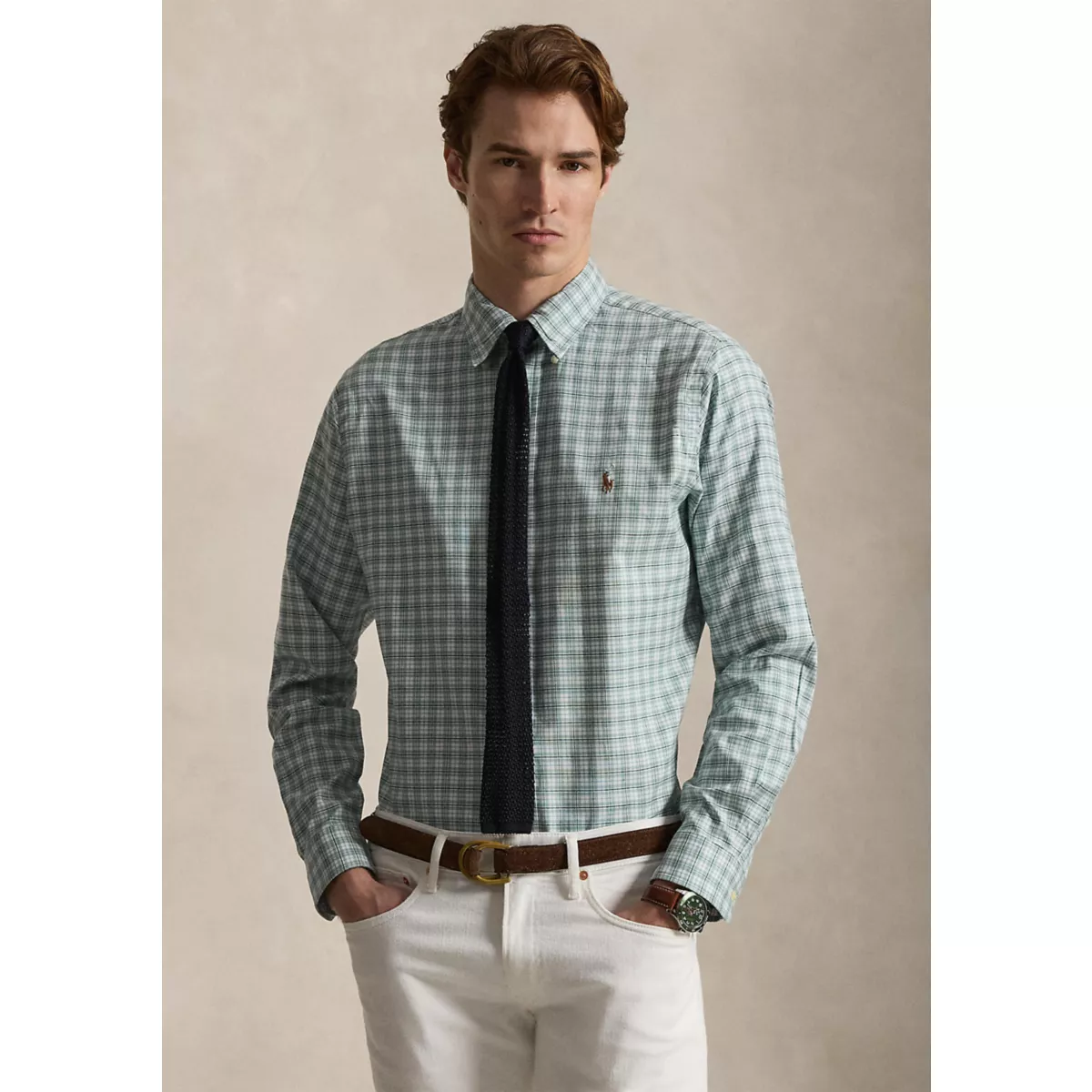 Classic Fit Performance Oxford Shirt - 8