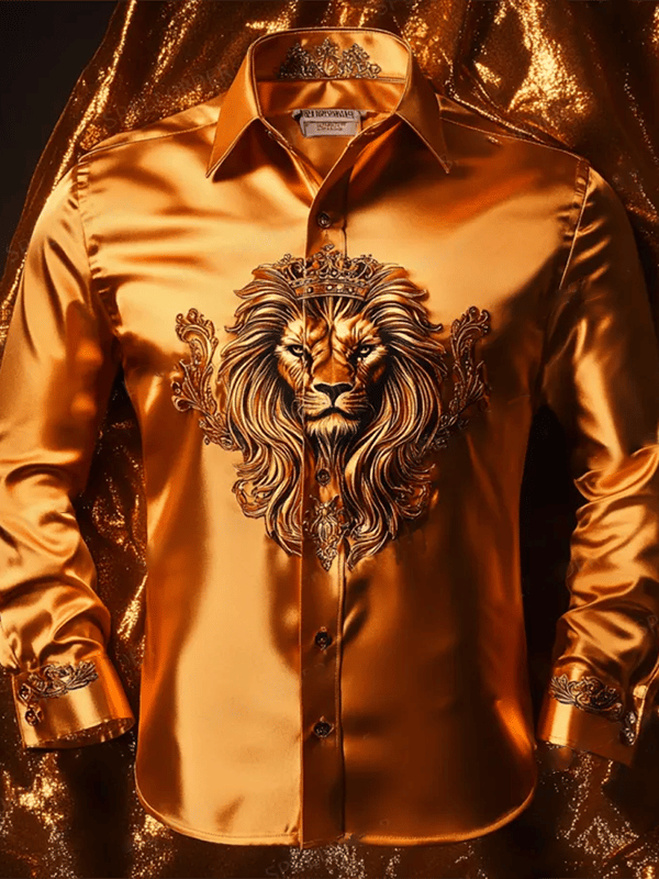 Camisa de lujo Gorgeous de manga larga para hombre