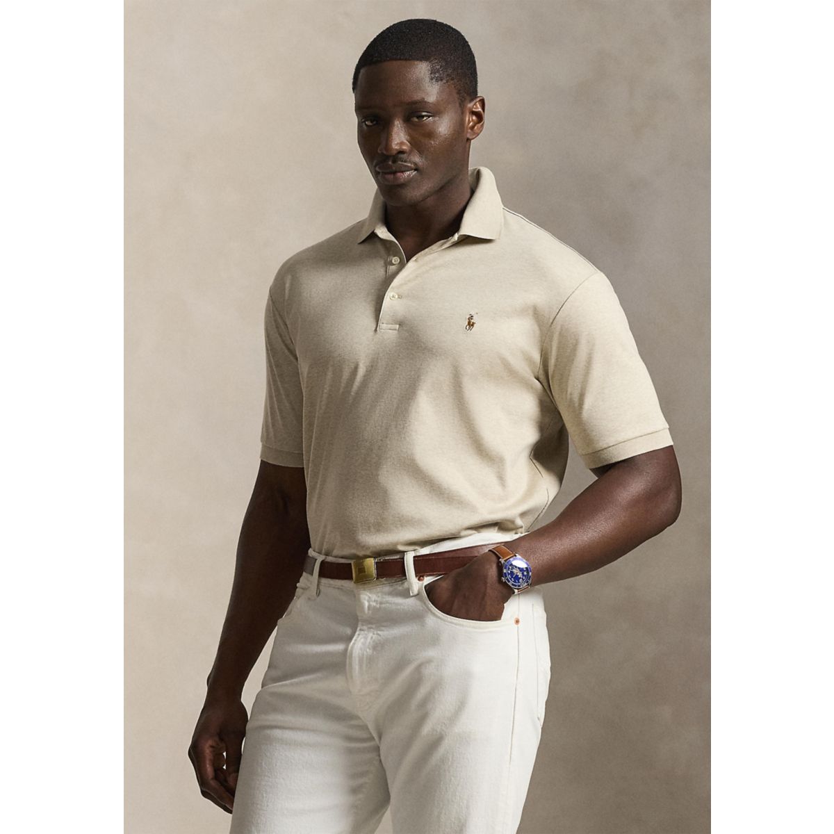 Big & Tall Soft Cotton Polo Shirt - 5