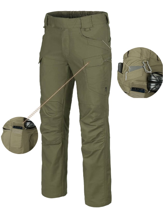 Para exterior multi-bolsillo functional training waterproof and tear-proof overalls para hombre