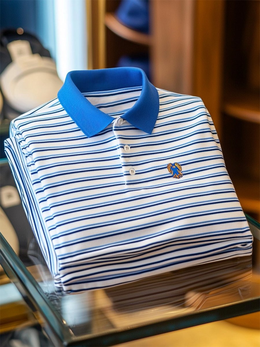 Camisa polo ejecutivo casual Button de manga corta para hombre