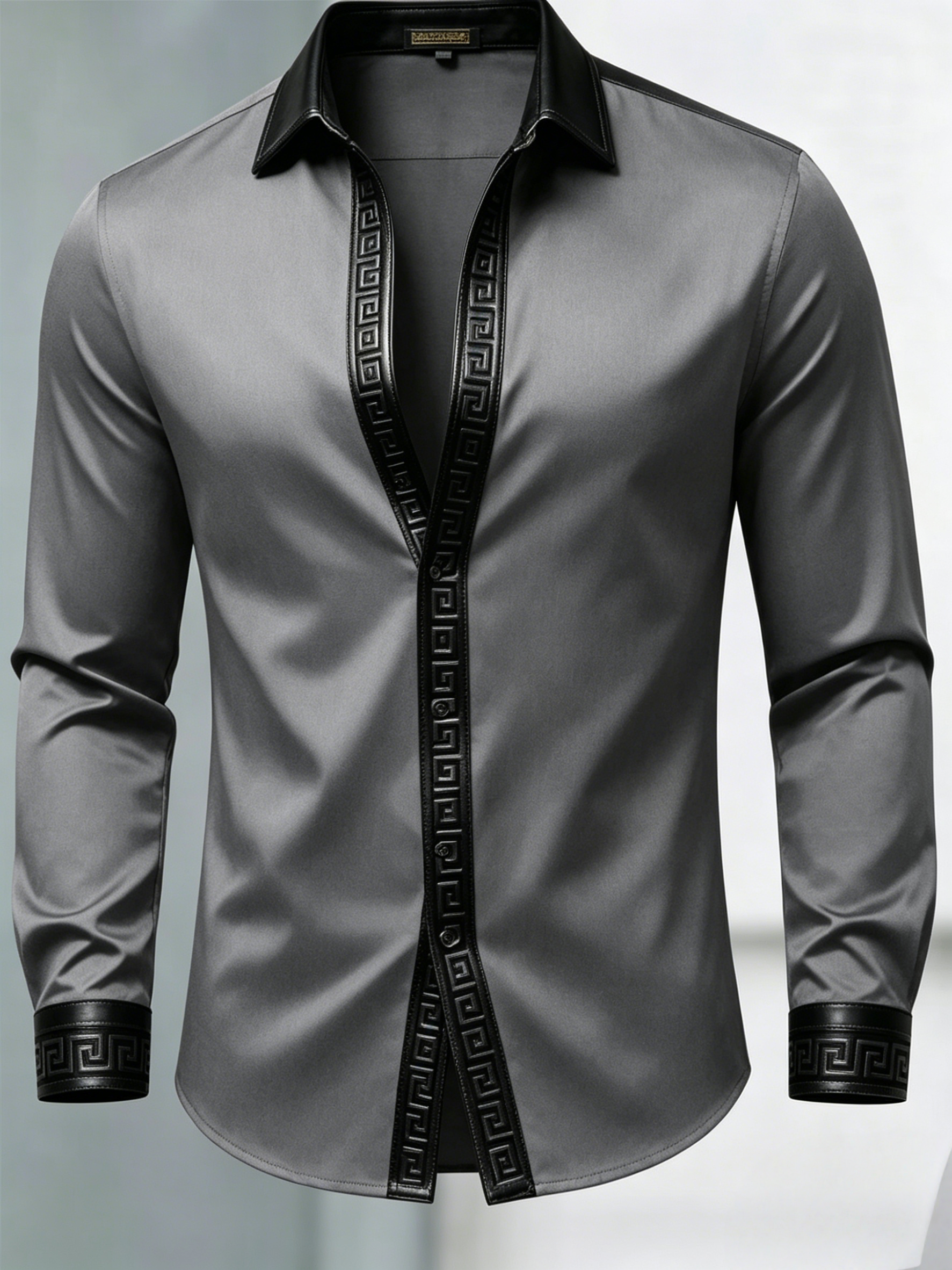 Camisa de lujo Gorgeous de manga larga para hombre