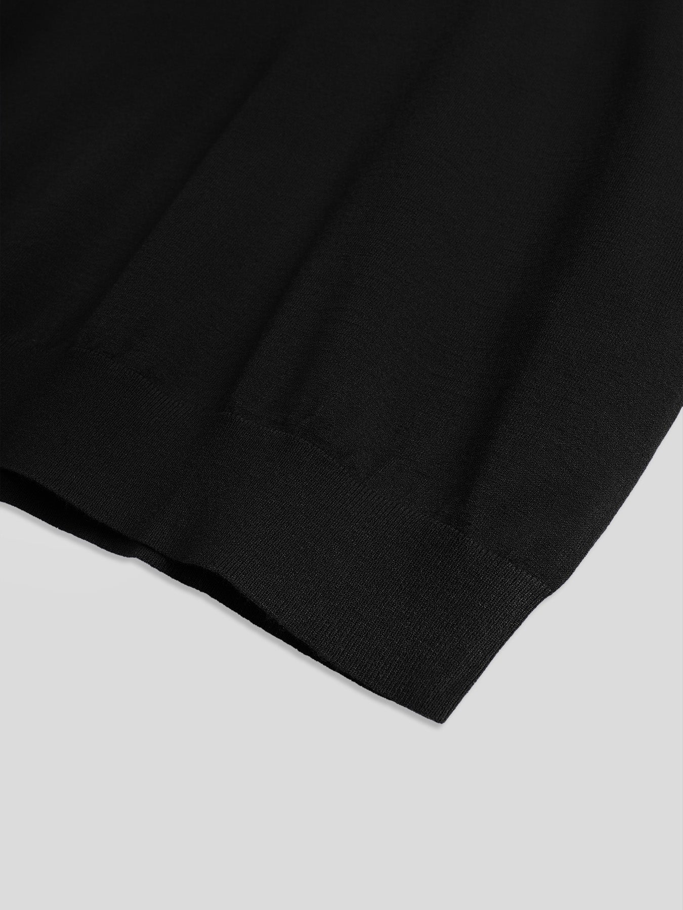 Camiseta Gentletejido de manga corta V-neck tejidoted
