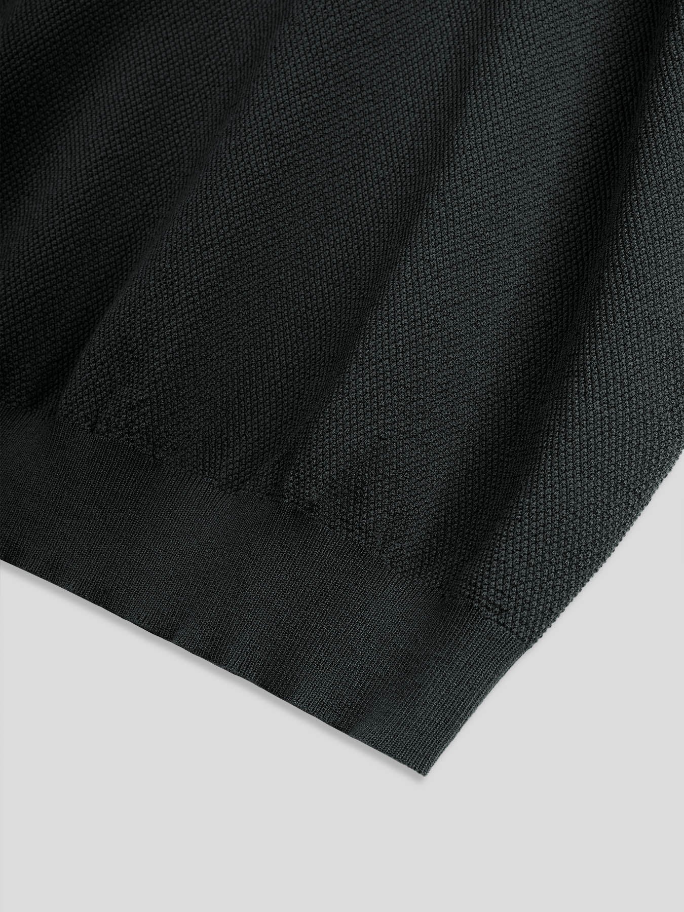 Flextejido Active tejidoted Zip Polo