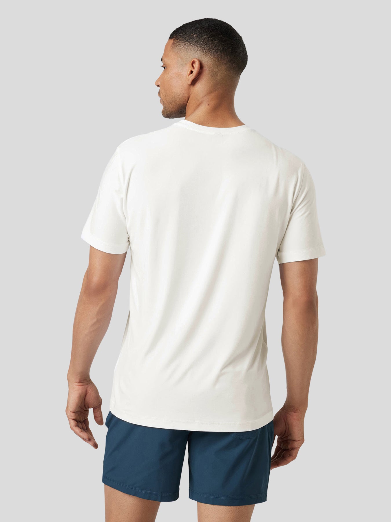 Velou cuello redondo Tee