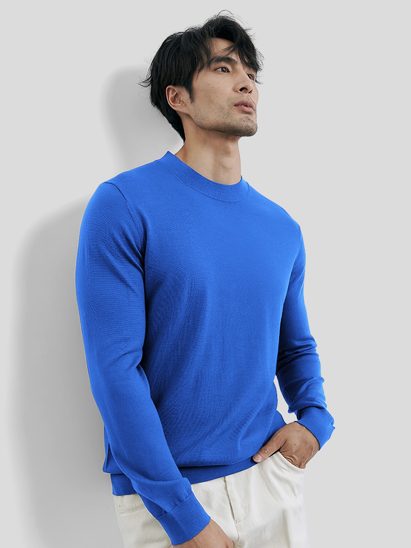 Gentletejido cuello redondo Sweater