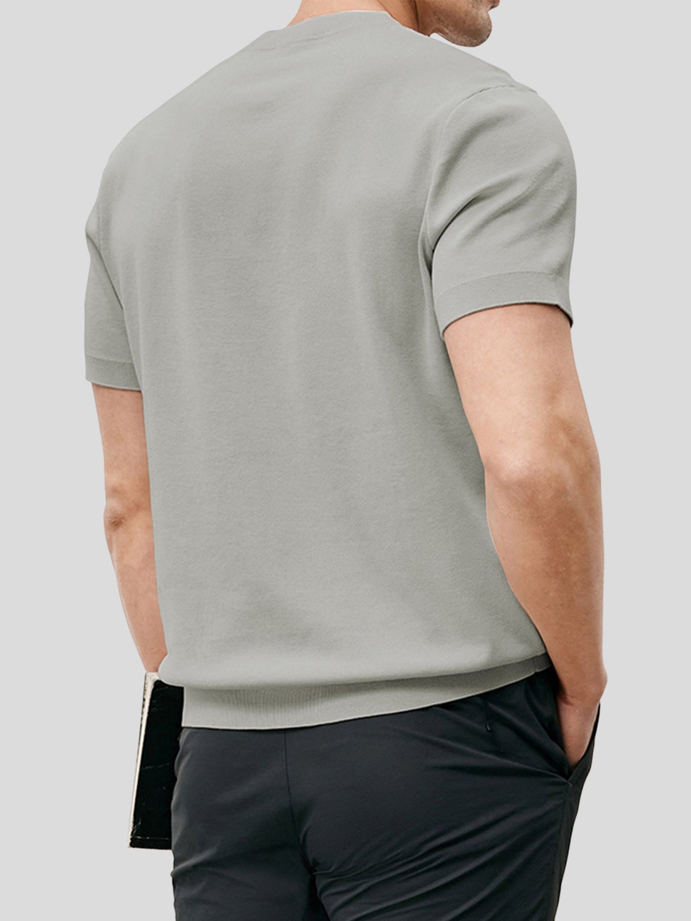 Camiseta Gentletejido de manga corta tejidoted