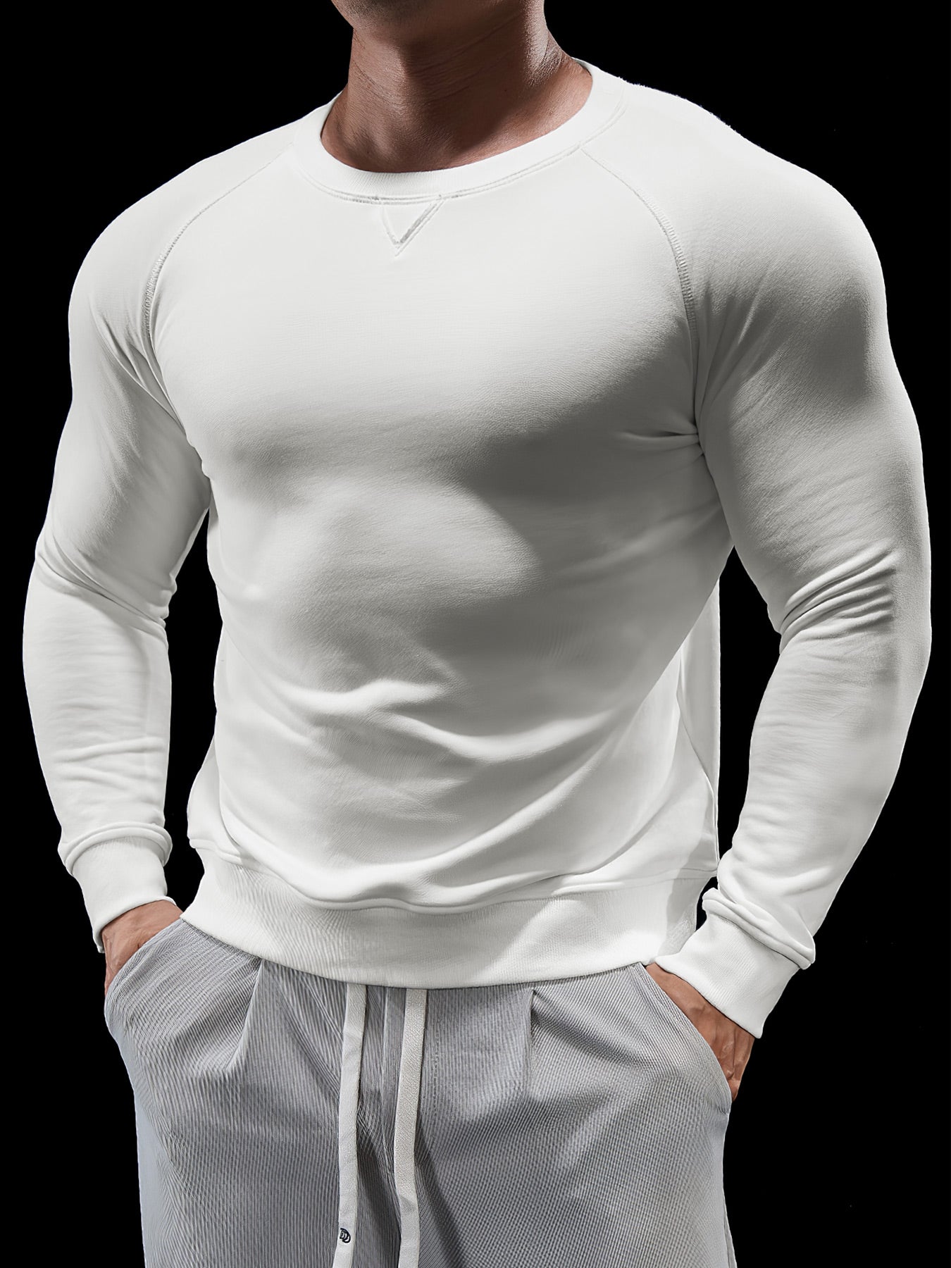 Sudadera CozySpacer cuello redondo