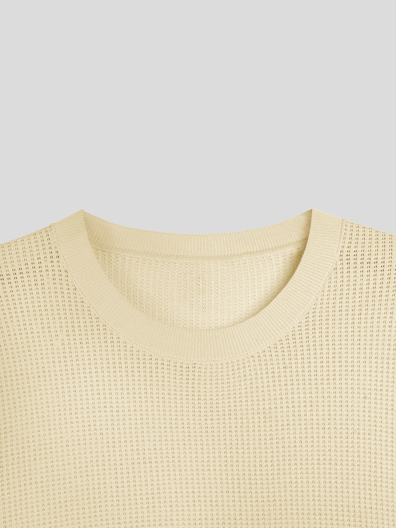Camiseta Gentletejido Honeycomb de manga corta tejidoted