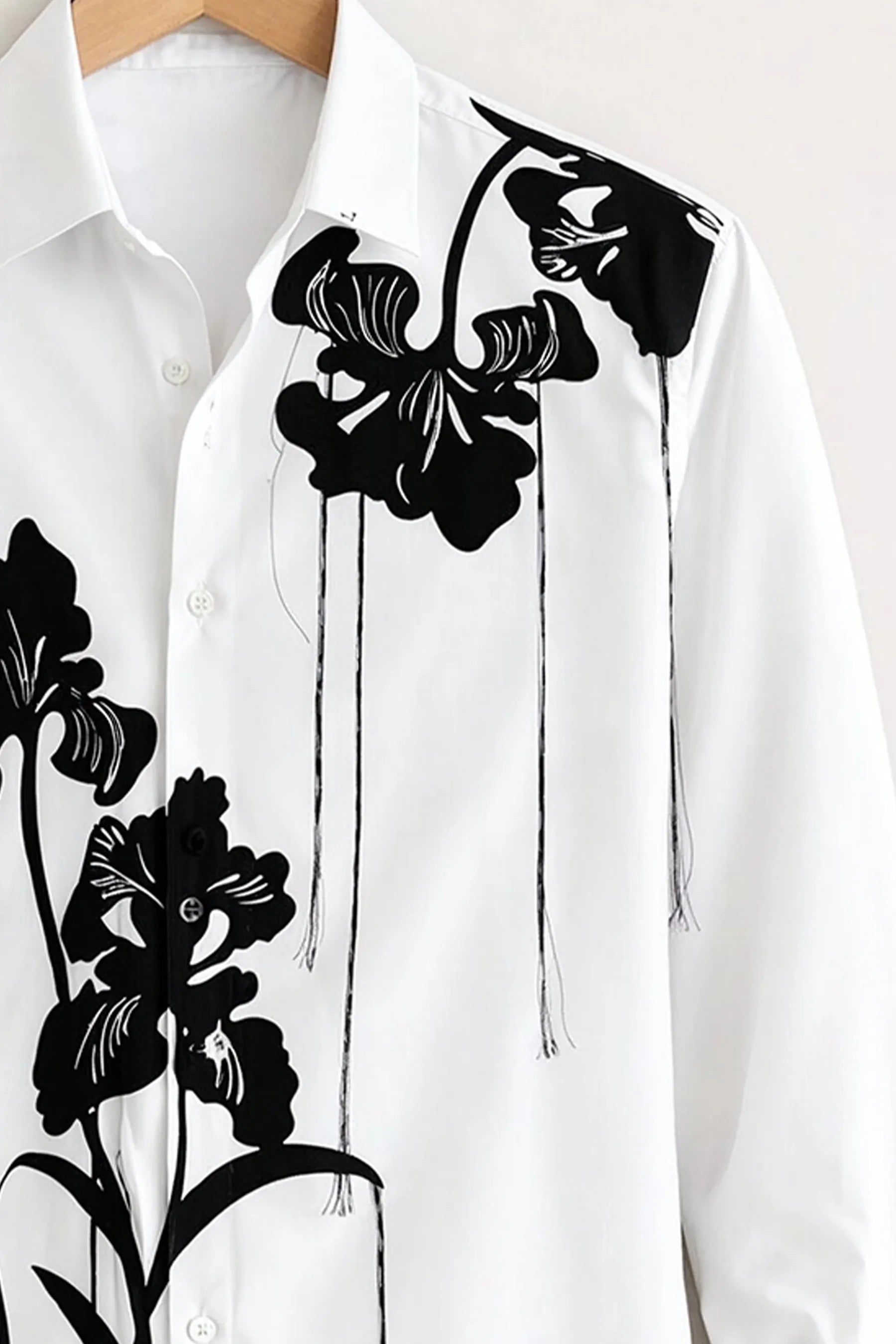 Ink floral Princamiseta – White