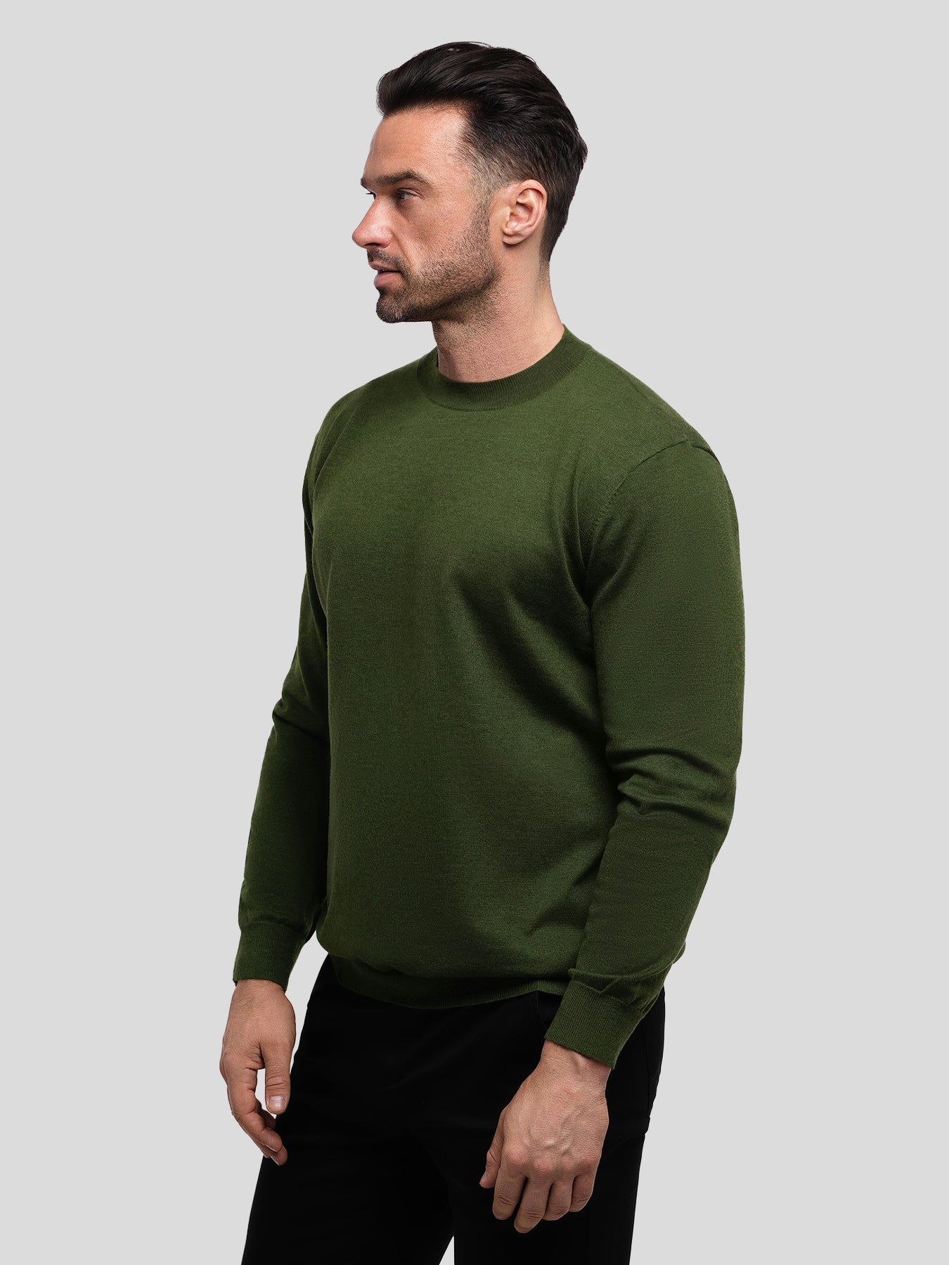 Gentletejido cuello redondo Sweater