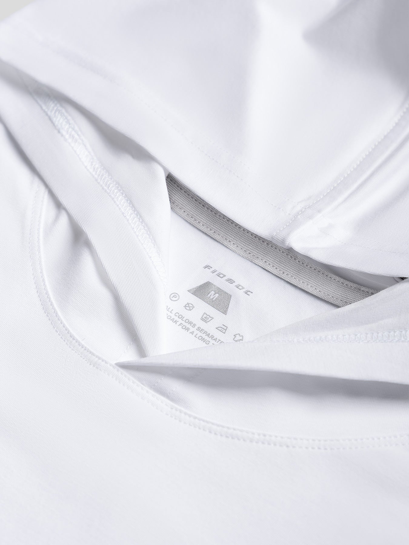 StaySmooth de manga larga Hooded Drop-Cut Tee
