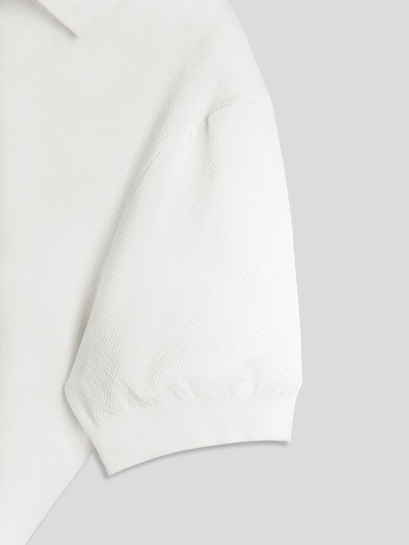 Flextejido Active tejidoted Zip Polo