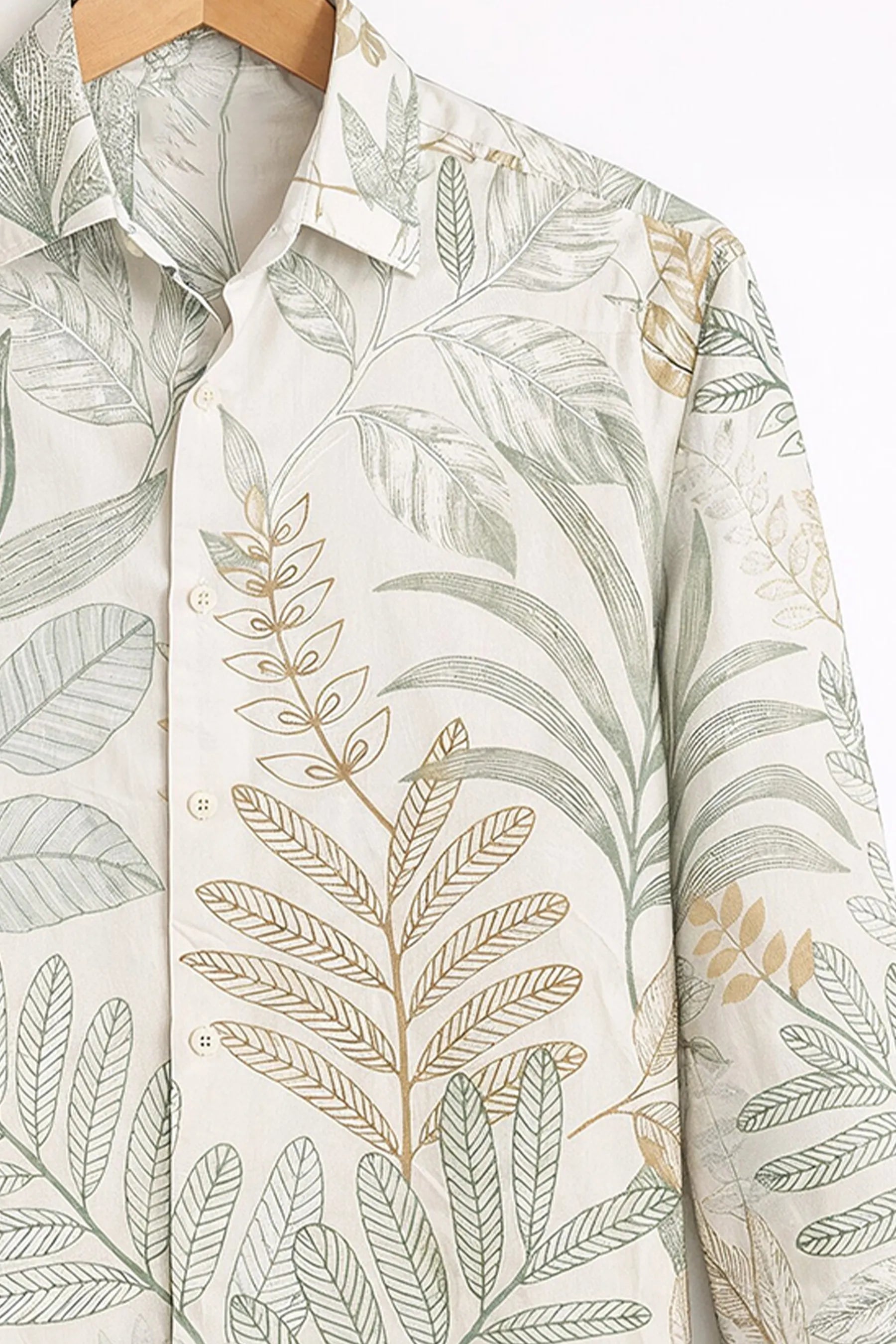 Botanical Leaf Princamiseta para hombre