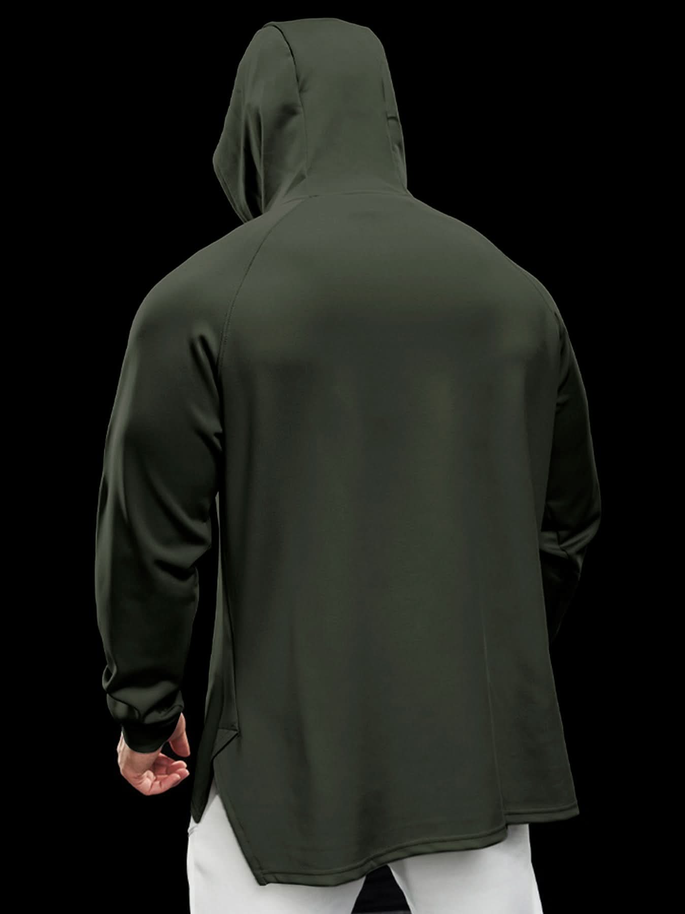 Sudadera Smoothblend Split Hem con gorrasucha