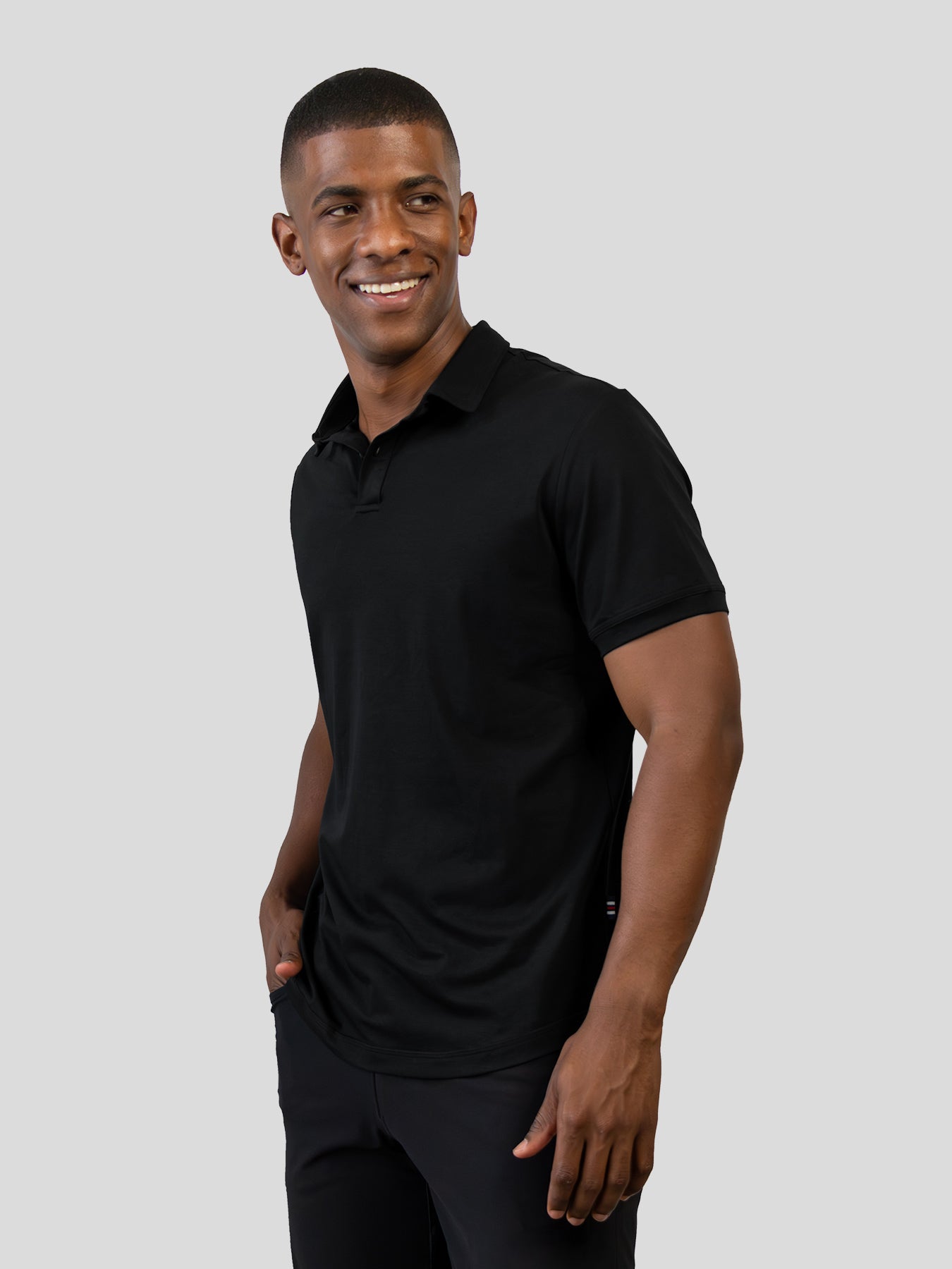 StayCool 2.0 de corte entallado Curve-Hem Polo: 2024 New Style