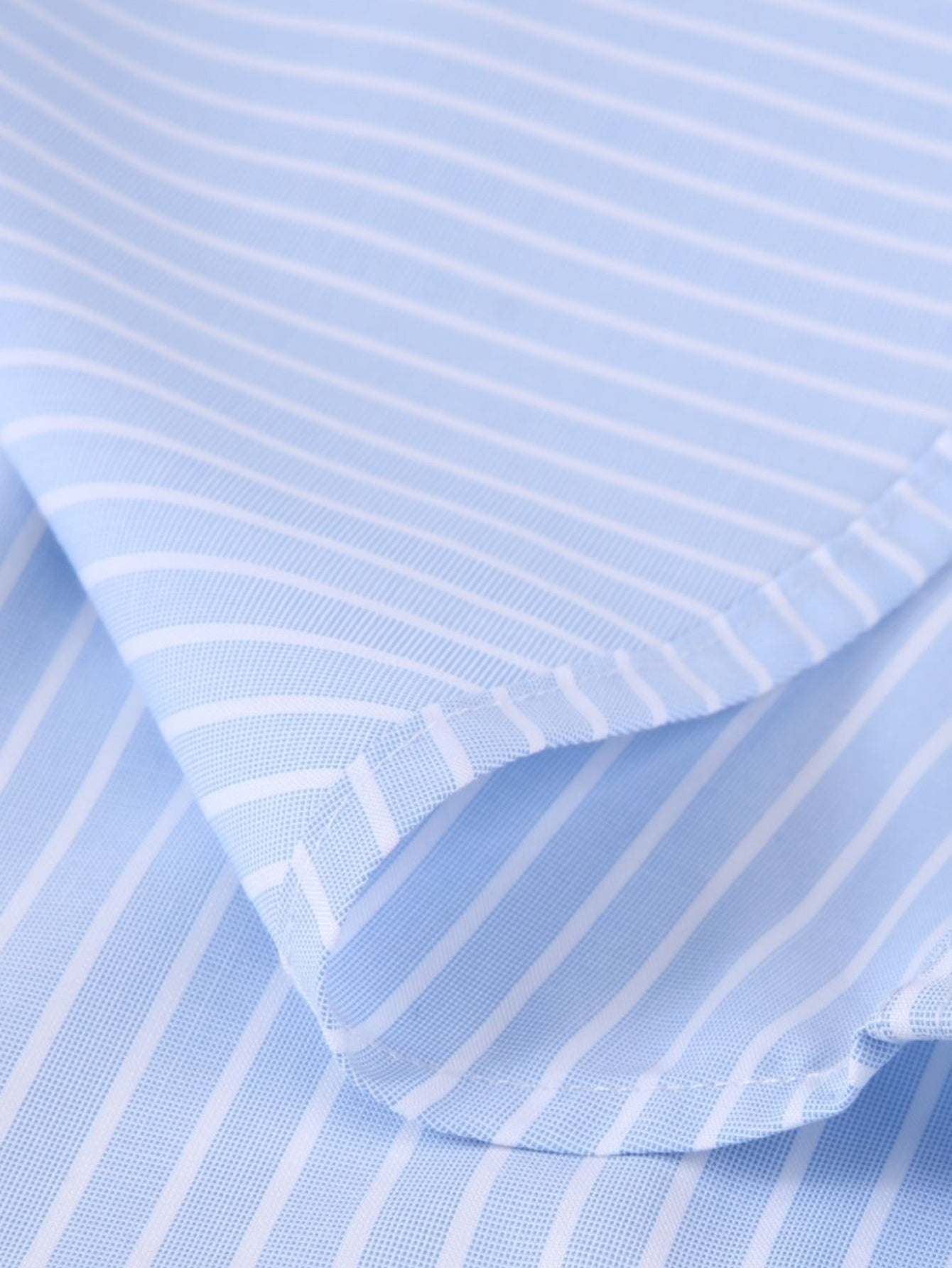 Camisa de vestir Contrast Collar rayas