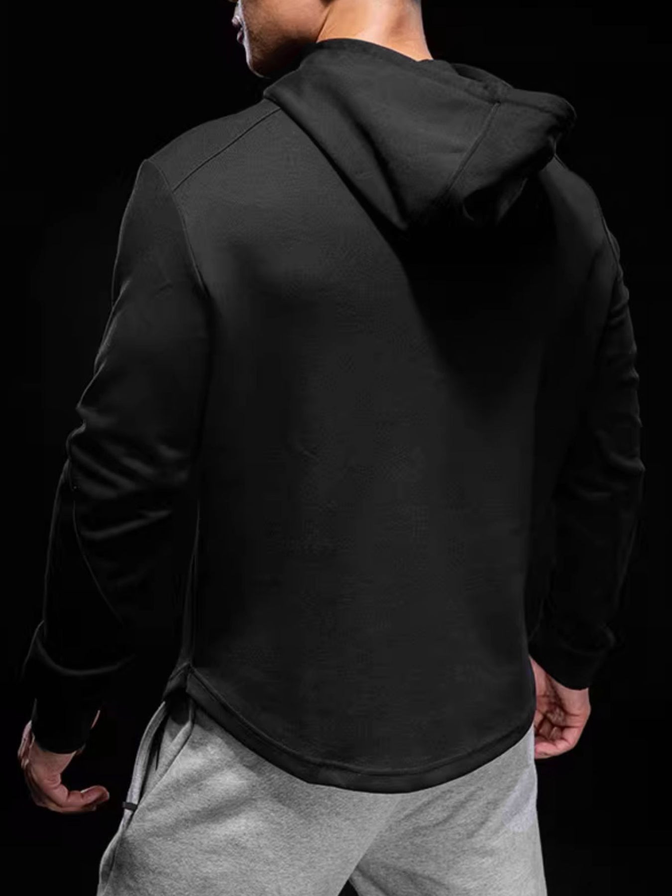 Sudadera CozySpacer Curve Hem con gorrasucha