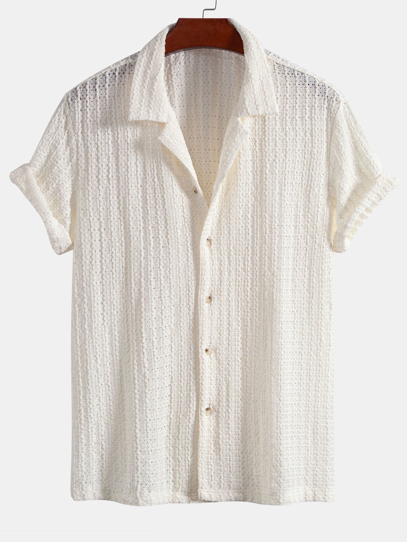 Camisa Texture Jacquard Cuban