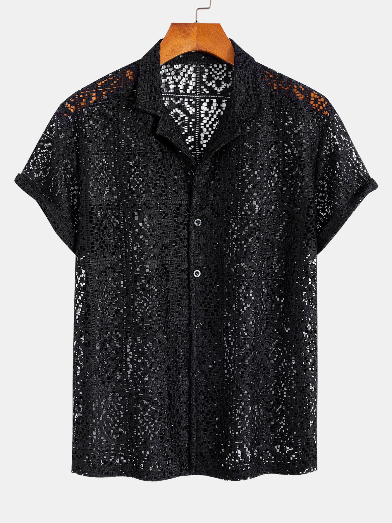 Camisa floral Lace Cuban