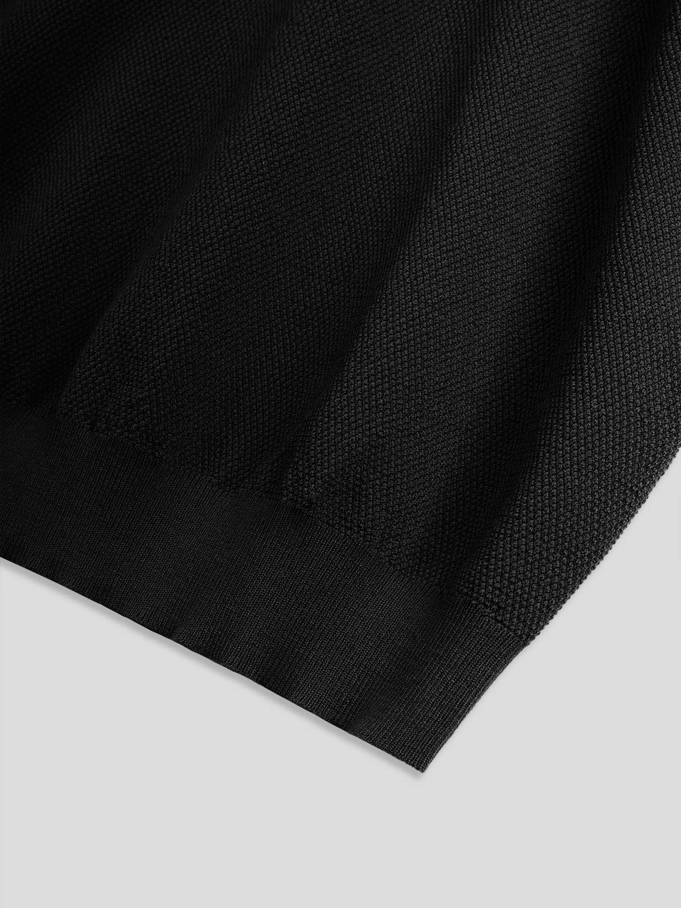 Flextejido Active tejidoted Zip Polo