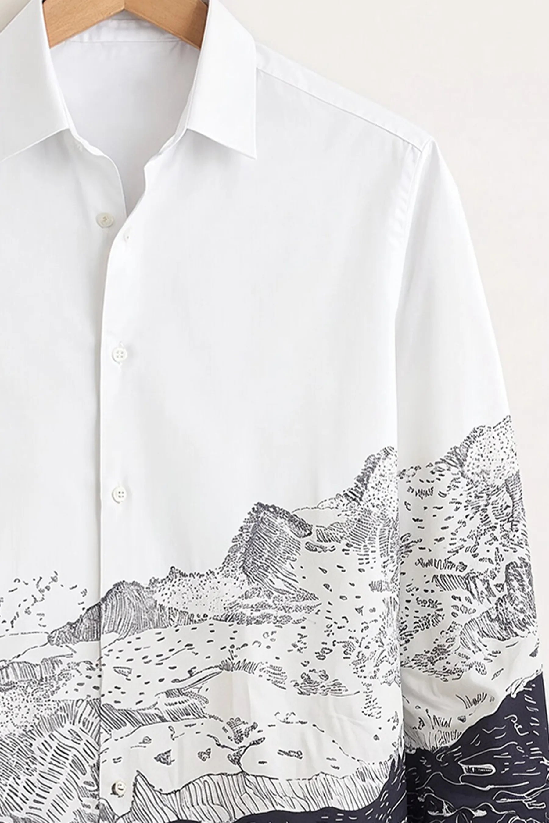 Mountain Horizon Princamiseta – White