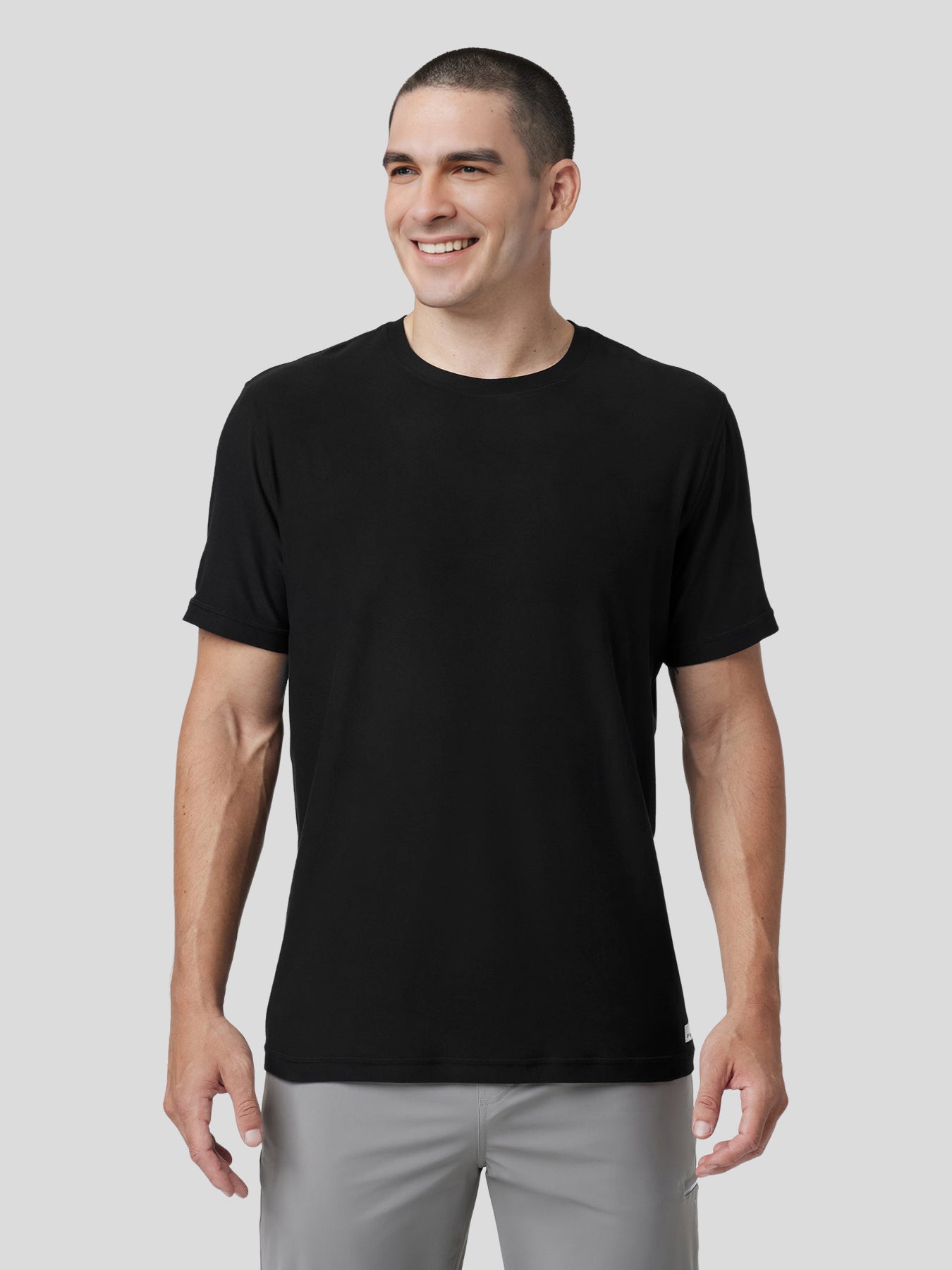 Velou cuello redondo Tee