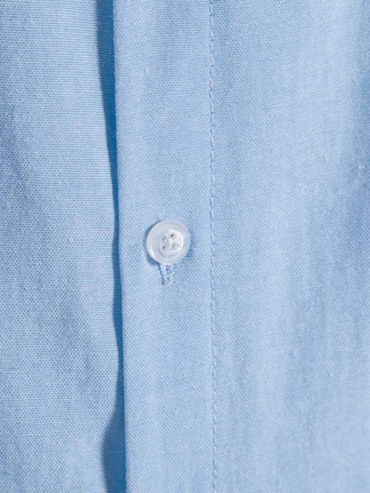 Camisa a rayas Patchpara trabajo Button Up
