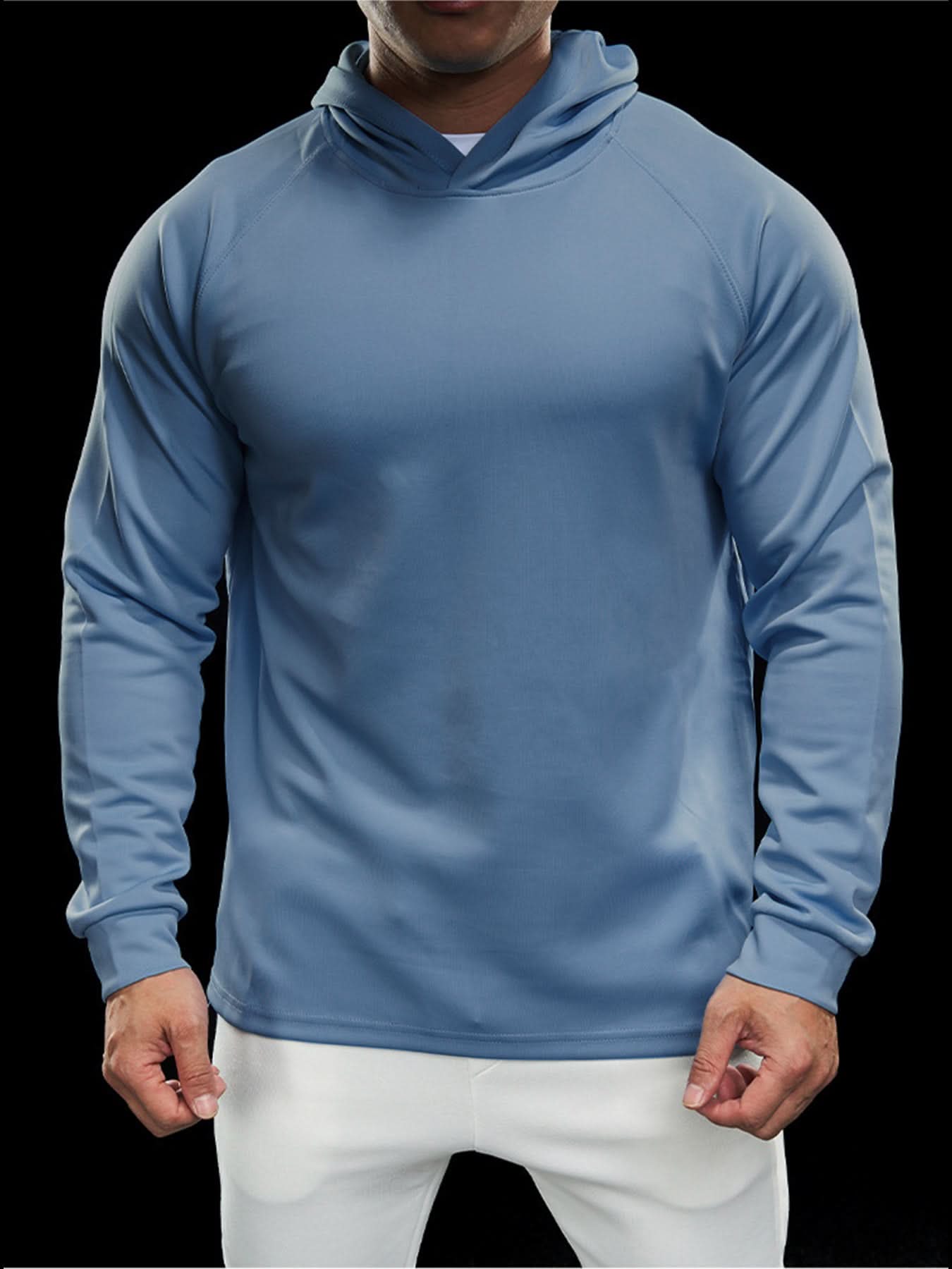 Sudadera Smoothblend Split Hem con gorrasucha