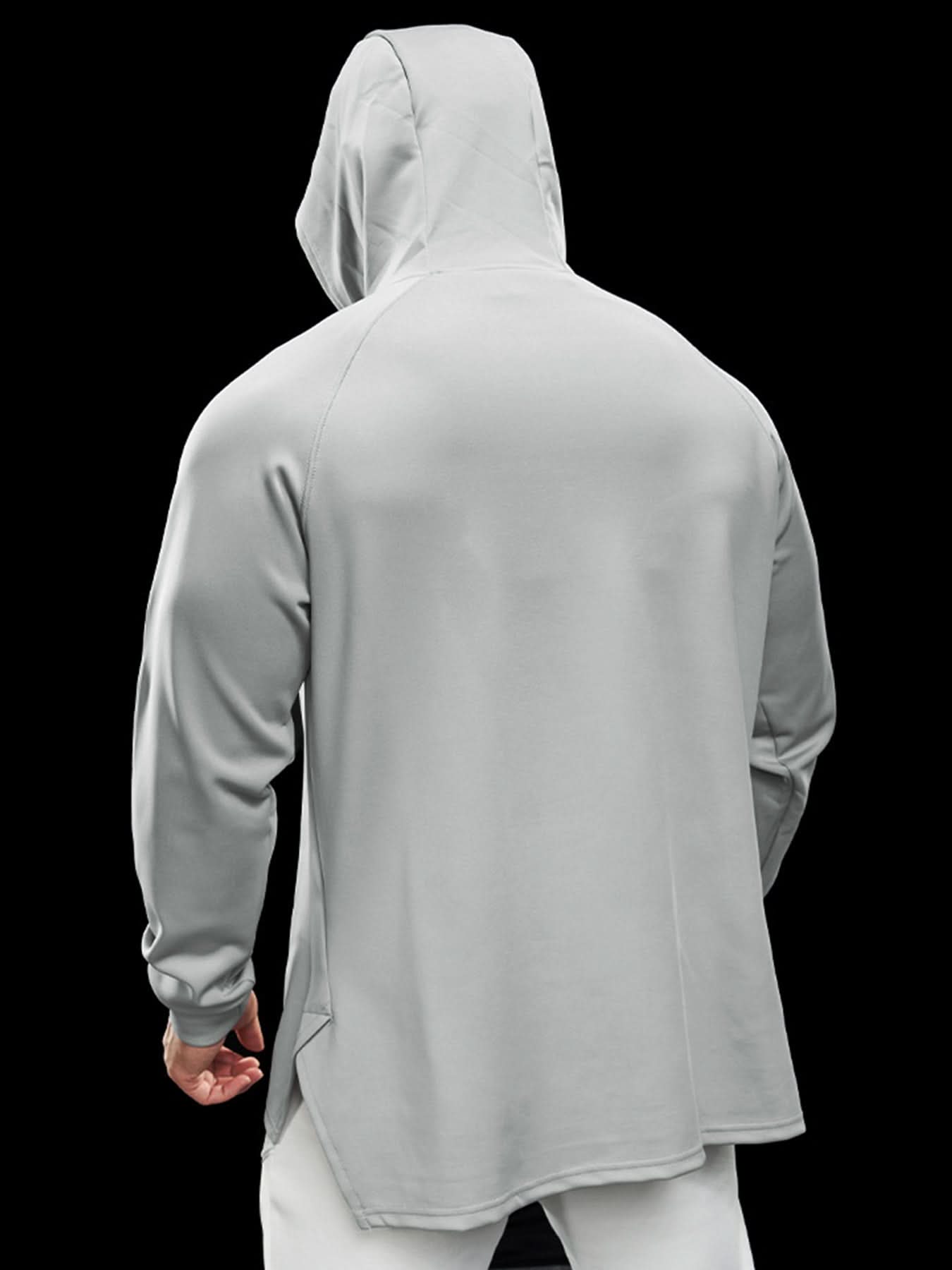 Sudadera Smoothblend Split Hem con gorrasucha