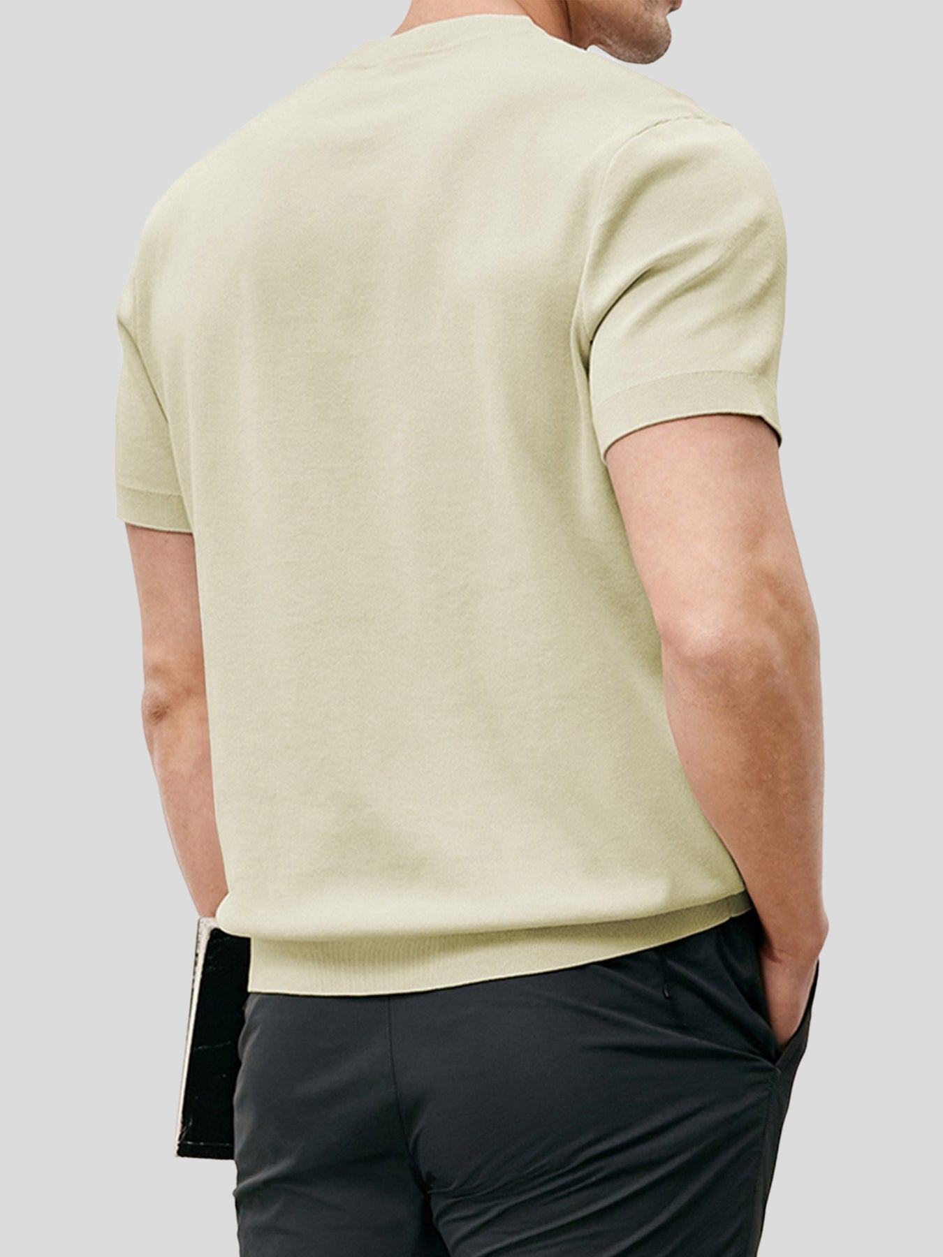 Camiseta Gentletejido de manga corta tejidoted